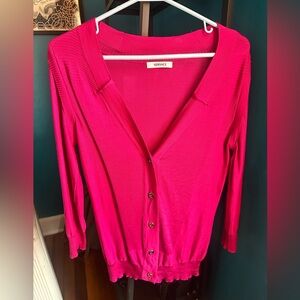 Vintage Gianni Versace 100% Silk Pink Cardigan- GORGEOUS